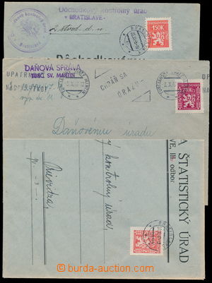 182868 - 1946-47 comp. 6 pcs of entires, from that 5x letter and 1x P