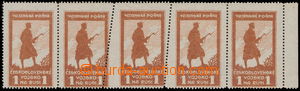 182934 - 1919 Pof.PP4B, Silhouette 1Rb brown, line perforation 13