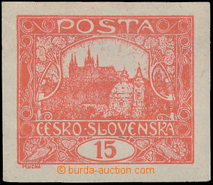 183064 -  Pof.7d, 15h vermilion, wide margins, plate 5; marked and ex