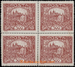 183071 -  Pof.25C, 500h brown, special line perforation 13¾;, as