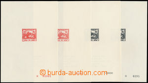 183142 - 1968 PT5A + 5B, Hradčany, kompletní sestava 4ks PT - čís