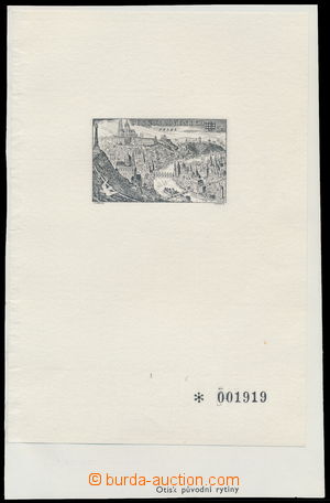 183146 - 1962 PT1, Výstava PRAGA ´62, číslovaný, přilepený za 