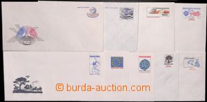 183164 - 1982-91 CSO1-CSO9, complete set 9 pcs of Un off. envelopes; 