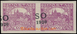 183172 -  Pof.SO23a, Hradčany 1000h violet, black Opt, horizontal pa