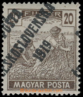 183318 -  Pof.107a, Reaper - MAGYAR POSTA 20f brown, type I., usual d