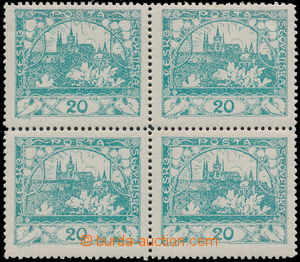 183347 -  Pof.8C, 20h modrozelená, ŘZ 13¾, 4-blok, TD 3; zk. V