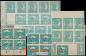 183399 -  Pof.4N, 4a, 4Aa, selection of blocks and stripe values 5h, 