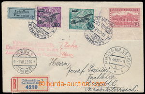 183417 - 1929 let-dopis PRAHA-VÍDEŇ vyfr. mj. Pof.L4, L5 + vzácně