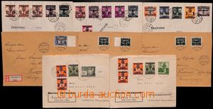 183484 - 1940-1941 GENERAL GOVERNMENT/ set of 8 mostly Reg letters to