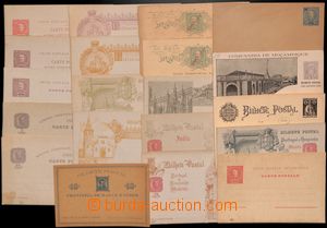 183508 - 1880-1898 PORTUGUESE COLONIES/ selection of 19 postcards fro