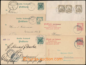 183524 - 1898-1909 OSTAFRIKA/  dopis s 3x Mi.30 s DR IRINGA a 5x KL s