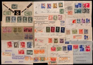 183537 - 1923-1939 11 letters (8x as Registered) and 1 Ppc with bette