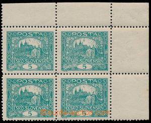 183547 -  Pof.4D STp, 5h modrozelená, pravý horní rohový 4-blok s