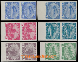 183609 - 1915 ANK.180U-184U,184bU, War surcharge stamps 3h-35h, luxur