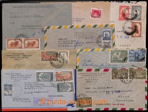 183617 - 1946 [SBÍRKY]  sestava 8ks Let-dopisů z J. Ameriky, Mexiko