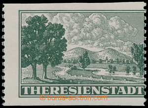 183710 - 1943 Pof.Pr1A, Připouštěcí známka Terezín, tmavě zele