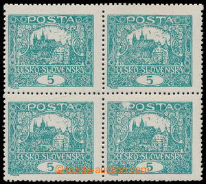 183723 -  Pof.4A inverted combined perforation, 5h blue-green, block 