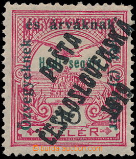 183843 -  UNISSUED with Opt Hadi Segély 10+2f red / black, green Opt