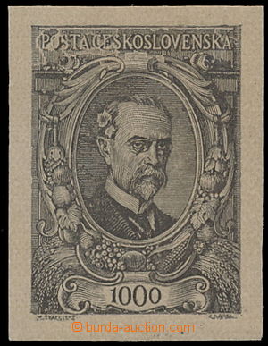 183869 -  Pof.142N DV, 1000h hnědá bez perforace, s DV růže ve vl