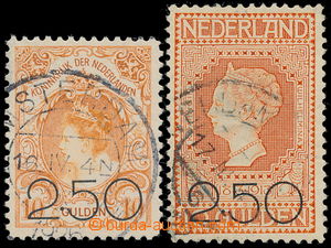 183874 - 1920 Mi.99-100, přetiskové Wilhlemína 2.50G/10G; kat. 200
