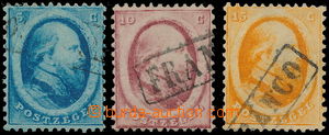 183882 - 1864 Mi.4-6, Vilém III. 5C-15C; kat. 140€