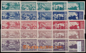 183888 - 1919 Design on/for Charitable stamps stamp., complete set 25