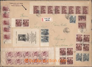 183889 - 1953 R-dopis do Německa o hmotnosti nad 50g, bohatá smíš