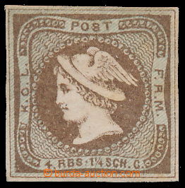 183982 - 1852 FERSLEW ESSAY 4 R.B.S. Mercure, refused design of posta