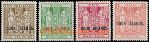184003 - 1943-54 SG.131-134, Coat of arms 2Sh6P - 1£;, multiple 
