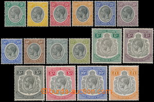 184036 - 1927 TANGANIKA - BRITISH MANDATE SG.93-107, George V. 5C-