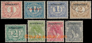 184053 - 1913-18 SLUŽEBNÍ  Mi.1-8, 1C-10C s přetiskem ARMENWET; ka