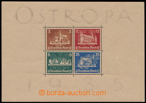 184107 - 1935 Mi.Bl.3, miniature sheet OSTROPA, original gum (!), on 
