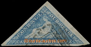 184122 - 1863-64 SG.19c, Alegorie Hope 4P ocelově - modrá; široké