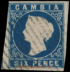 184124 - 1869-72 SG.3, Viktorie 6P tmavě modrá, reliéfní tisk; ka