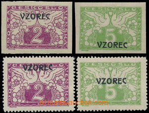 184231 - 1919 Pof.S1vz + S2vz, complete set imperforated and perf exp