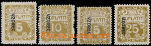 184234 -  Pof.DL1vz-3vz and DL5vz, Ornament, complete set of 3 pcs of