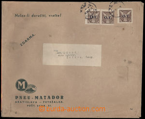 184334 - 1937 commercial commercial printed matter franked with. 3-tu