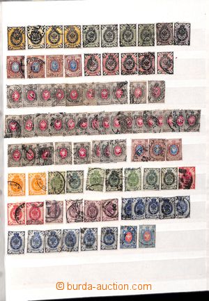 184401 - 1875-1960 [COLLECTIONS]  accumulation of used stamps on 28 f