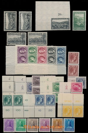 184408 - 1921-1935 sestava známek a sérií, Mi.143A,B, 221-226 v ro