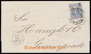 184411 - 1868 dopis s padělkem známky Sc.48 ke škodě pošty - lit