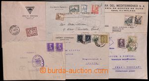 184465 - 1936-1939 set of 11 letters from period of civil war, censor