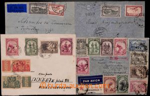 184499 - 1935-1936 2 airmail letters to Prague with airmail Sc.2 and 