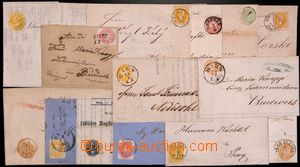184511 - 1863-1867 comp. of 14 letters from IV. to VI. issue, i.a. lo