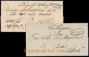 184554 - 1824-49 CZECH LANDS/ folded letter addressed to Písek, blac