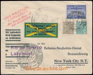 184572 - 1930 ZEPPELIN / HEIMFAHRT 1930  Sie.59C, letter to USA, i.a.