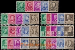 184639 - 1940 Mi.455-489, Slavní Američané; kompletní série