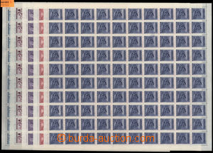 184682 - 1942-43 Pof.100-101 + 103-105, Německý ČK + Zimní pomoc,