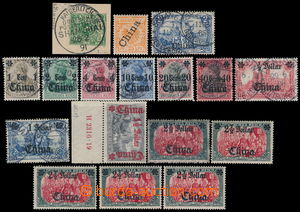 184689 - 1898-1919 selection of 17 stamps Eagle, Germania and Scenes,