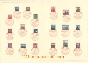 184703 - 1939 1. off. Bohemian and Moravian commemorative sheet to 50