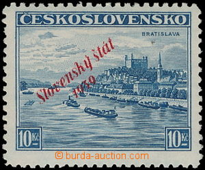184817 - 1939 Alb.22, Bratislava 10Kč šedomodrá; zk. Mr, Nov, kat.